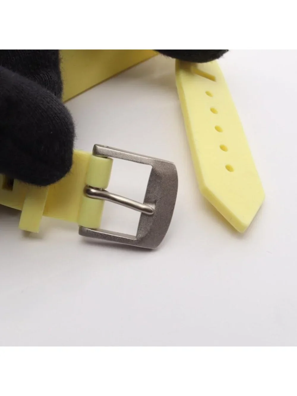 Chanel Bracelet Rubber Band Yellow Logo